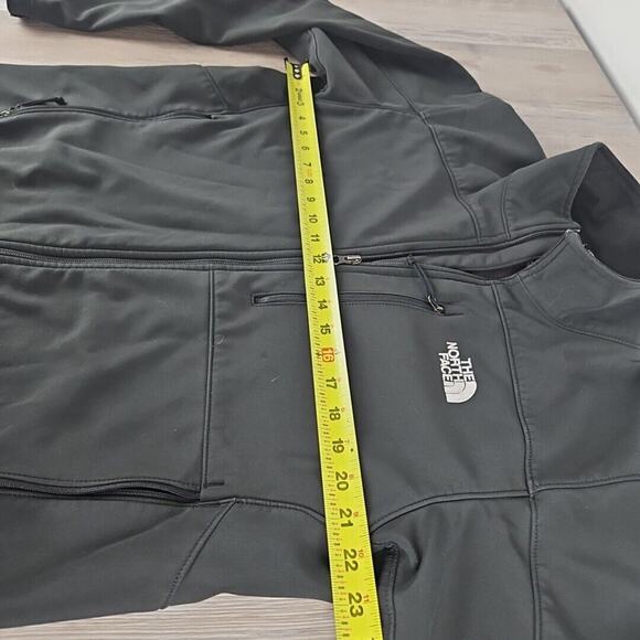 The North Face Jacket Mens Medium Black Zip Pleated Cropped Coat Shell - Picture 2 of 8